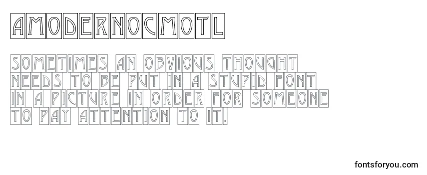 AModernocmotl Font