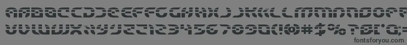 Starfighterlaserbold-fontti – mustat fontit harmaalla taustalla