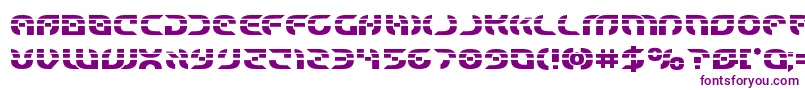 Starfighterlaserbold-Schriftart – Violette Schriften