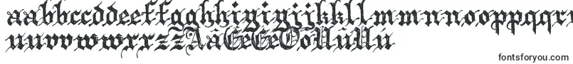 Шрифт Argbrujs – фризские шрифты