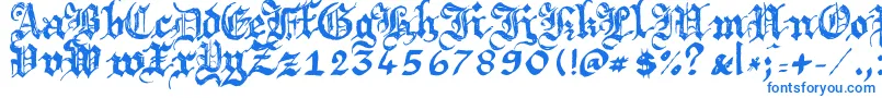 Argbrujs Font – Blue Fonts