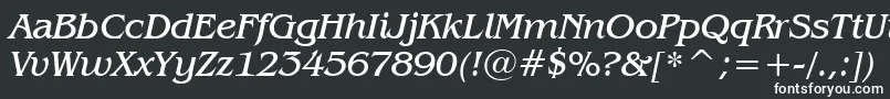 BenguiatBookItalicBt Font – White Fonts