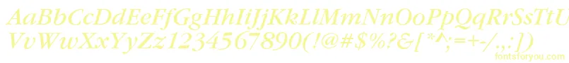 GarfeldNovaItalic Font – Yellow Fonts