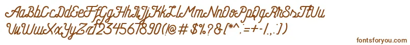 HometownFreeScript Font – Brown Fonts