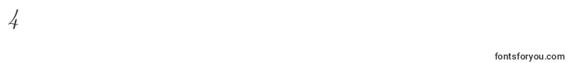 フォントEuclidItalic – フォント数字4