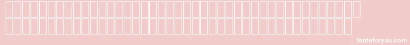 AgaGranadaShaded Font – White Fonts on Pink Background