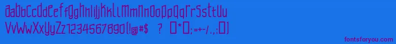 Brasilcao-fontti – violetit fontit sinisellä taustalla