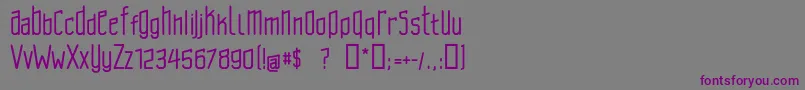Brasilcao Font – Purple Fonts on Gray Background