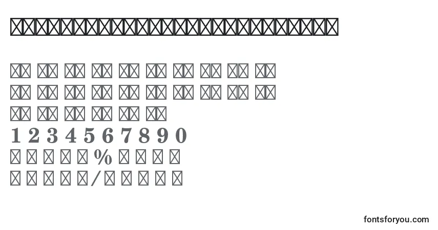 Шрифт NewcenturyschlbkltstdFrabd – алфавит, цифры, специальные символы