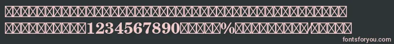 Шрифт NewcenturyschlbkltstdFrabd – розовые шрифты на чёрном фоне