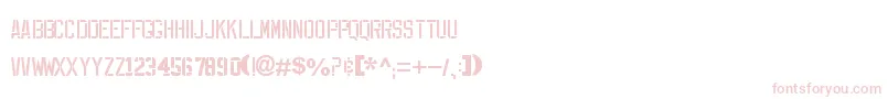 ExpFont Font – Pink Fonts on White Background