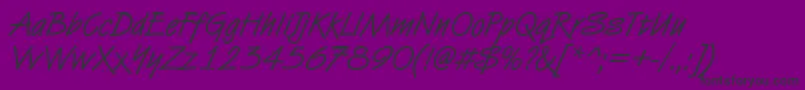 Vandijkdee Font – Black Fonts on Purple Background