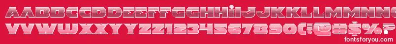 Indigodemonchrome Font – White Fonts on Red Background