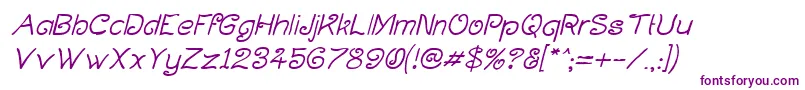 CurlmudgeonItalic Font – Purple Fonts