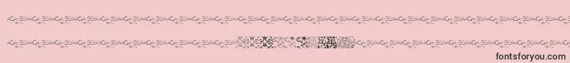 MayaTilesPromo Font – Black Fonts on Pink Background