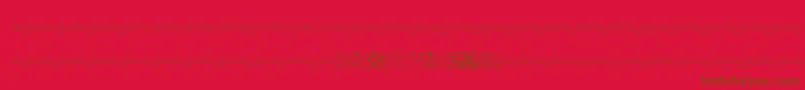 MayaTilesPromo Font – Brown Fonts on Red Background