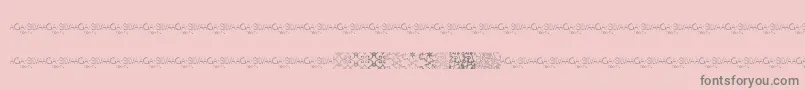 MayaTilesPromo Font – Gray Fonts on Pink Background