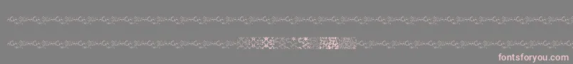 MayaTilesPromo-Schriftart – Rosa Schriften auf grauem Hintergrund