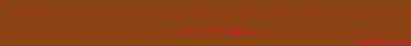 MayaTilesPromo Font – Red Fonts on Brown Background