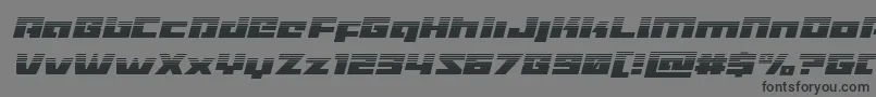 More about Turbochargehalfital Font Turbochargehalfital Font – Black Fonts on Gray Background