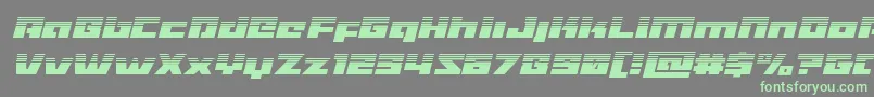 More about Turbochargehalfital Font Turbochargehalfital Font – Green Fonts on Gray Background