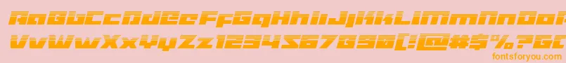 More about Turbochargehalfital Font Turbochargehalfital Font – Orange Fonts on Pink Background