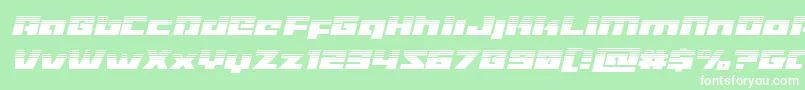 Turbochargehalfitalフォントについての詳細 フォントTurbochargehalfital – 緑の背景に白い文字