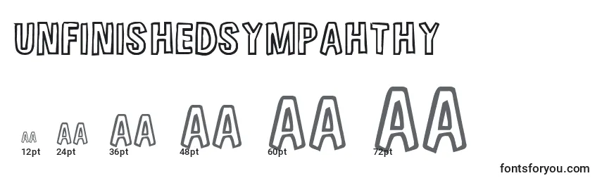 UnfinishedSympahthy Font Sizes