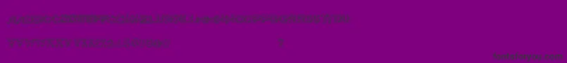 Xmaslite-fontti – mustat fontit violetilla taustalla