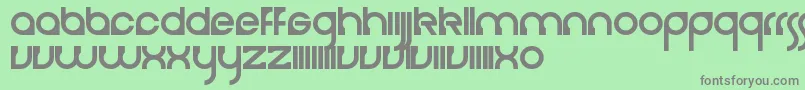Fonte Cerebro – fontes cinzas em um fundo verde