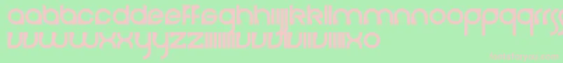 Cerebro Font – Pink Fonts on Green Background