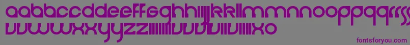 Cerebro Font – Purple Fonts on Gray Background