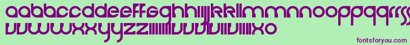 Cerebro Font – Purple Fonts on Green Background