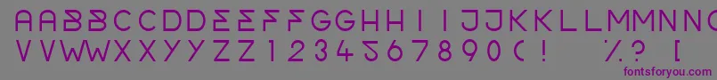 OrderLight Font – Purple Fonts on Gray Background