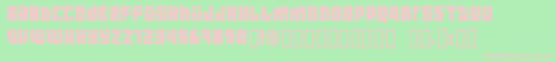 ThreeTheHardWay Font – Pink Fonts on Green Background