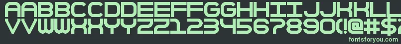 TheKeepsakeDays Font – Green Fonts on Black Background