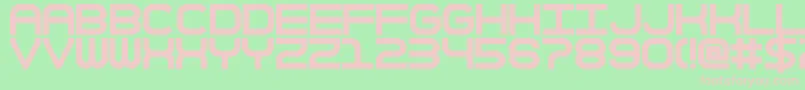 TheKeepsakeDays Font – Pink Fonts on Green Background