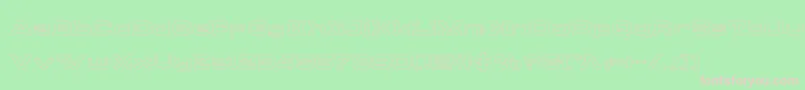 Cydoniacenturyout Font – Pink Fonts on Green Background