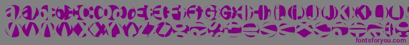 Friendlyfirebullets Font – Purple Fonts on Gray Background