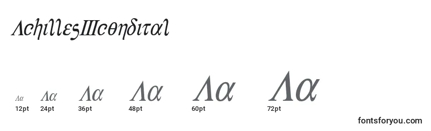 Achilles3condital Font Sizes
