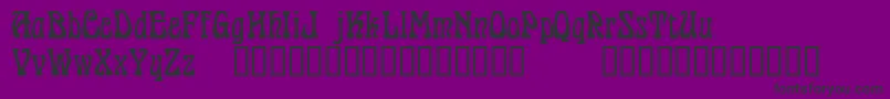 PantagruelTM Font – Black Fonts on Purple Background