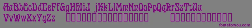 PantagruelTM Font – Purple Fonts on Gray Background