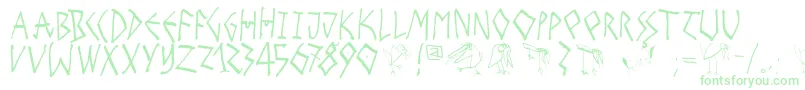 Lisätietoja HappybirdsdayMedium-fontista HappybirdsdayMedium-fontti – vihreät fontit
