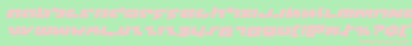 fuente Boomstickexpandital – Fuentes Rosadas Sobre Fondo Verde