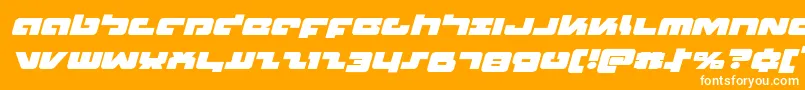 Boomstickexpandital Font – White Fonts on Orange Background