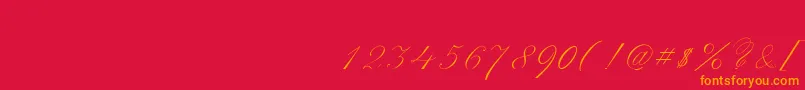 Más sobre la fuente ScriptThinPen fuente ScriptThinPen – Fuentes Naranjas Sobre Fondo Rojo
