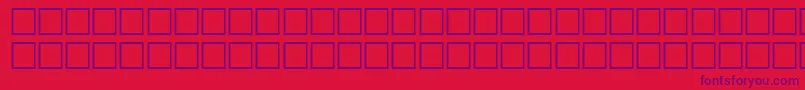 NextRegular Font – Purple Fonts on Red Background