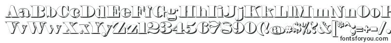 Шрифт FetteBauerscheAntiquaShadowUnz1 – шрифты с фиксированной шириной