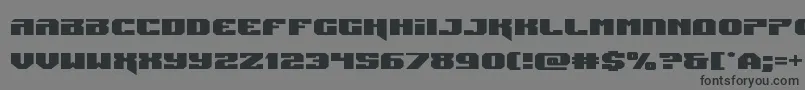 Шрифт Jumpersexpand – чёрные шрифты на сером фоне
