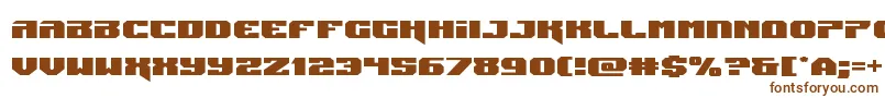 Шрифт Jumpersexpand – коричневые шрифты на белом фоне